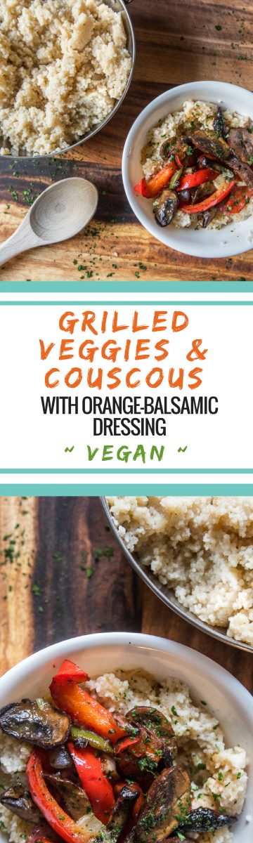 grilled veggies and couscous