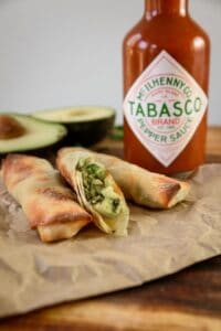 Sweet and Spicy Avocado Egg Rolls