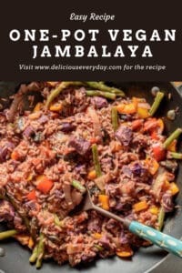 One-Pot Vegan Jambalaya