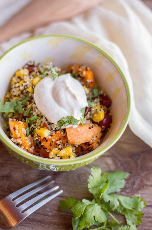 quinoa bowls with sweet potato gluten free vegan vegetarian