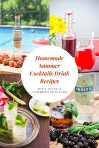 Simple & Delicious Summer Cocktails