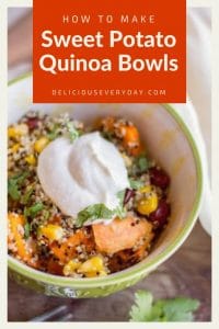 Sweet Potato Quinoa Bowls