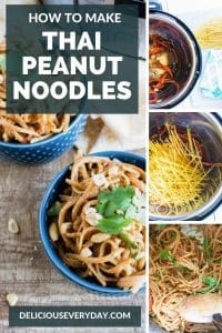 Thai Peanut Noodles Instant Pot