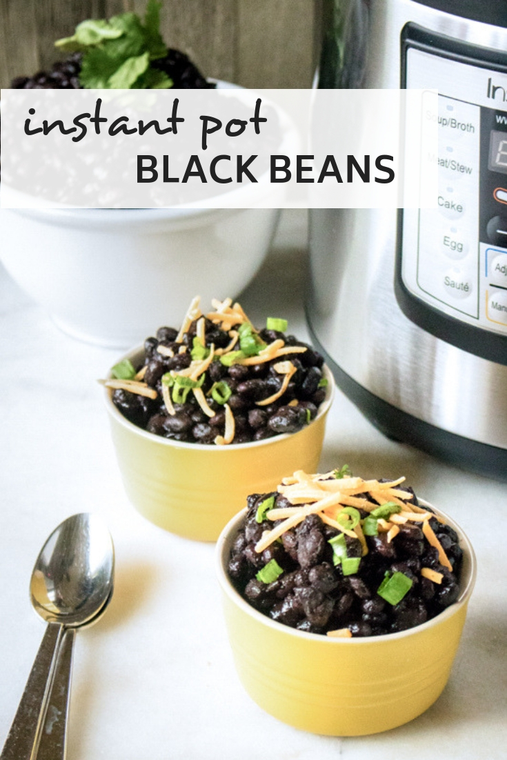 instant pot black beans {gluten-free, vegan}