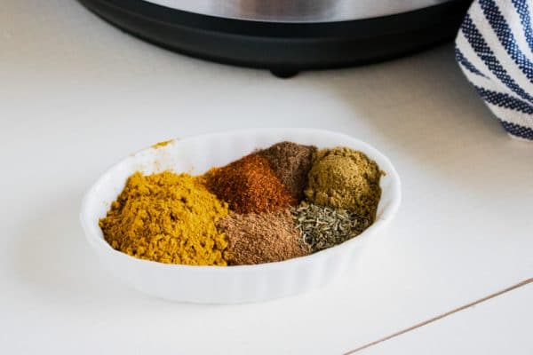 spice mix for vegetable curry in the instant pot