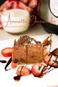 Instant Pot Amaretto Cheesecake