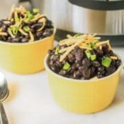 Instant Pot Black Beans gluten-free vegan