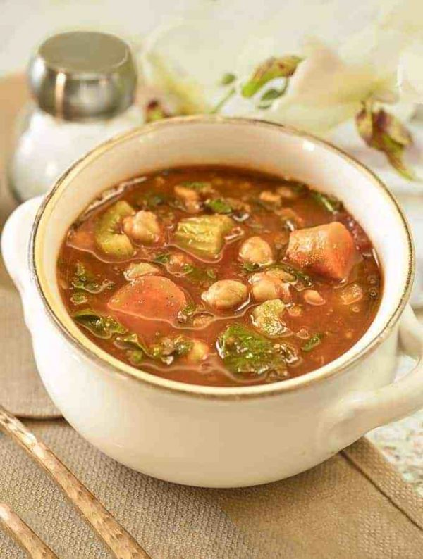 Vegan Moroccan Chickpea Soup