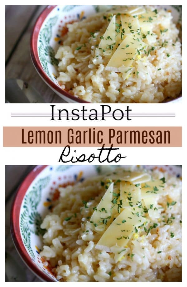 Smart Pot Lemon Garlic Parmesan Risotto