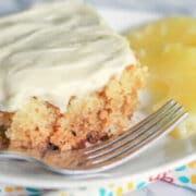 Crushed Pineapple Cake with Cream Cheese Frosting