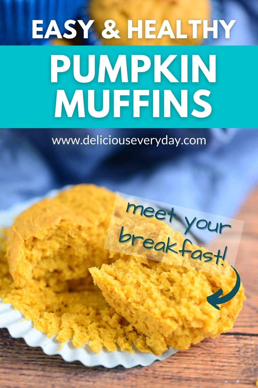 Healthy Pumpkin Muffins Vegan Gluten Free Delicious Everyday