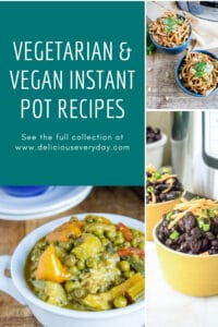 vegetarian and vegan instant pot recipes