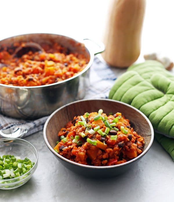 One Pot Red Lentil and Butternut Squash Curry