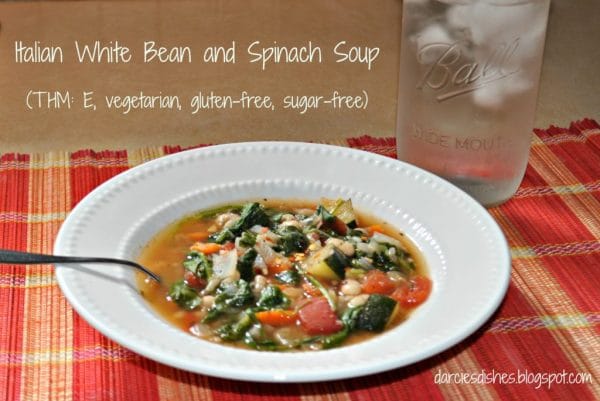 ITALIAN WHITE BEAN AND SPINACH SOUP