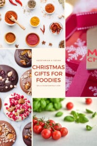 creative vegetarian and vegan christmas gifts for foodies