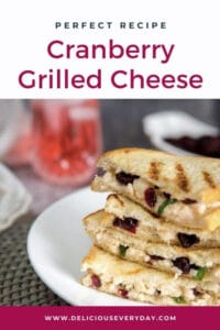 Cranberry Grilled Cheese