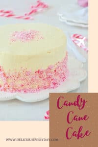candy cane cake