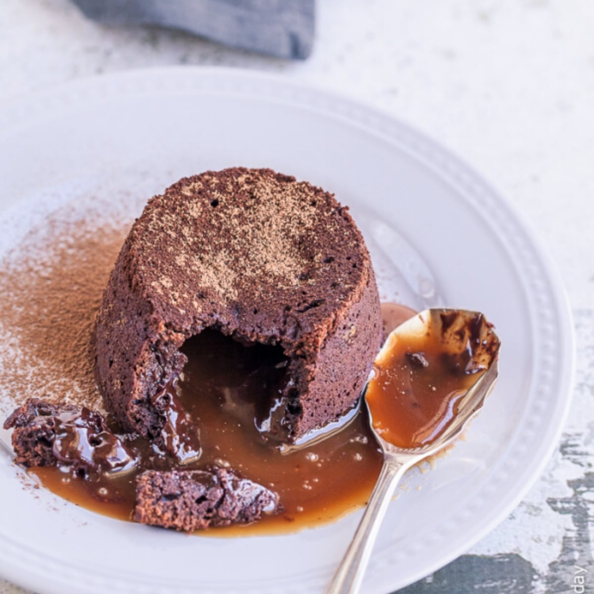 Chocolate Fondant Recipe with Salted Caramel Filling