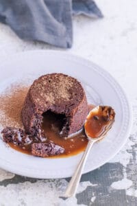 Chocolate Fondant with Salted Caramel Filling