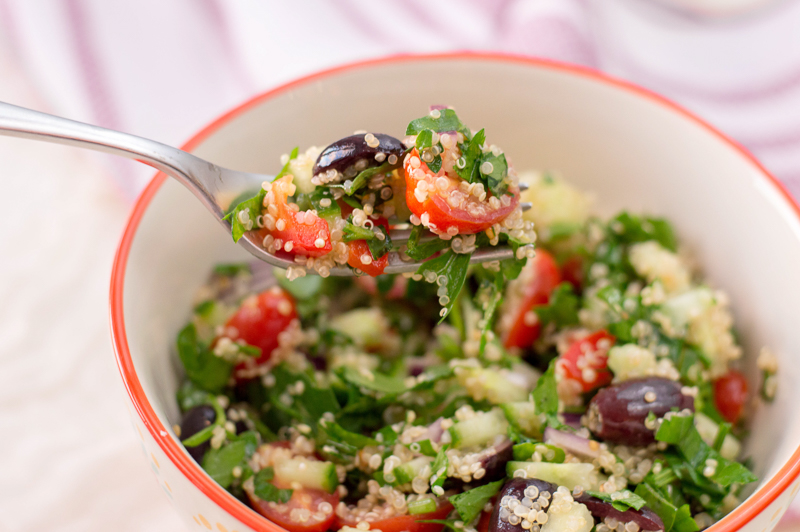 Quinoa Tabbouleh Salad {gluten free, dairy free}