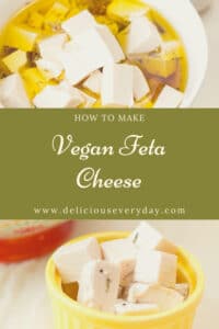 Vegan Feta Cheese Dairy free