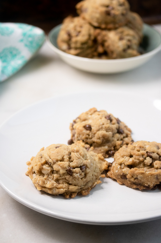 healthy vegan oatmeal cookies