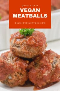 meatless vegan meatballs
