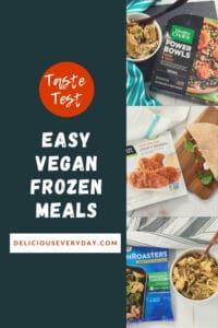 taste test some of the best vegan frozen meals on the market