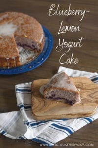 Blueberry-Lemon Yogurt Cake
