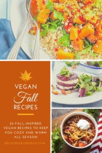 άνετες φθινοπωρινές συνταγές για vegan