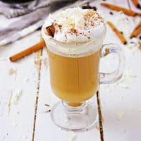 homemade vegan pumpkin spice latte