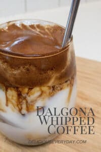Dalgona Whipped Coffee