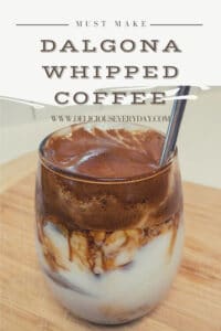 Dalgona Whipped Coffee