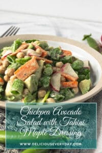 chickpea avocado salad