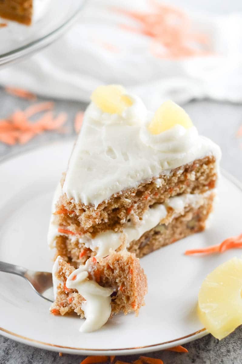 Carrot Cake with Pineapple
