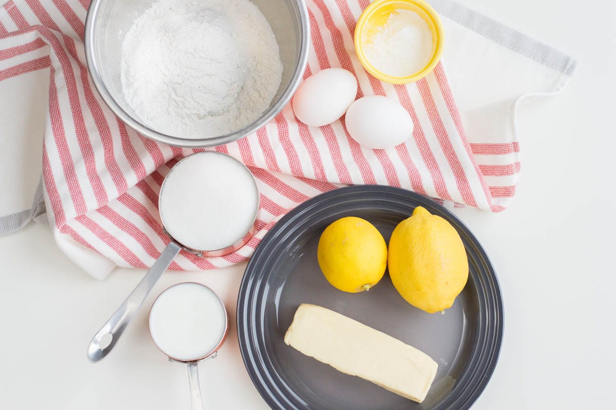 ingredients for lemon tart