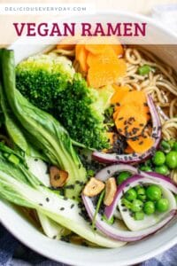 vegan ramen noodle soup