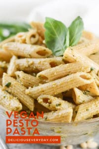 vegan pesto pasta