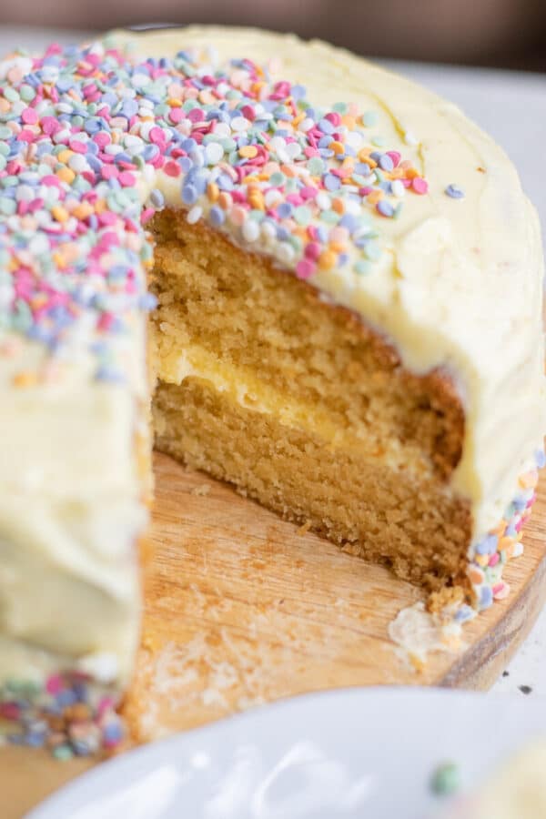 Vegan Vanilla Cake Recipe | Delicious Everyday