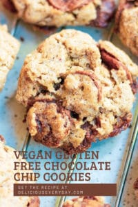 vegan gluten free chocolate chip cookies