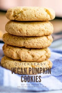 vegan pumpkin cookies recipe