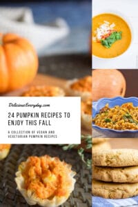vegan vegetarian pumpkin recipes