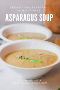 vegan asparagus soup