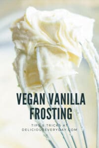 vegan vanilla frosting