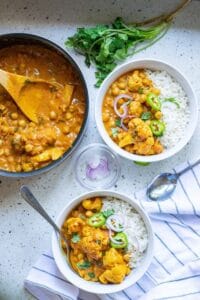 vegan chickpea curry