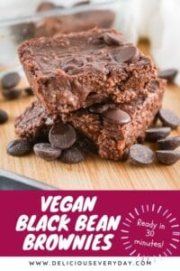 Vegan Black Bean Brownies