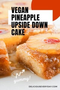vegan pineapple upside down cake