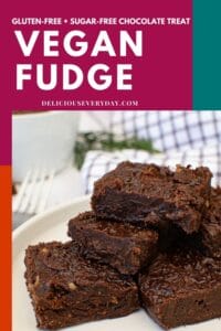 vegan fudge no added sugar