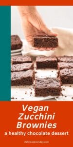 vegan zucchini brownies