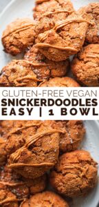 gluten-free vegan snickerdoodles